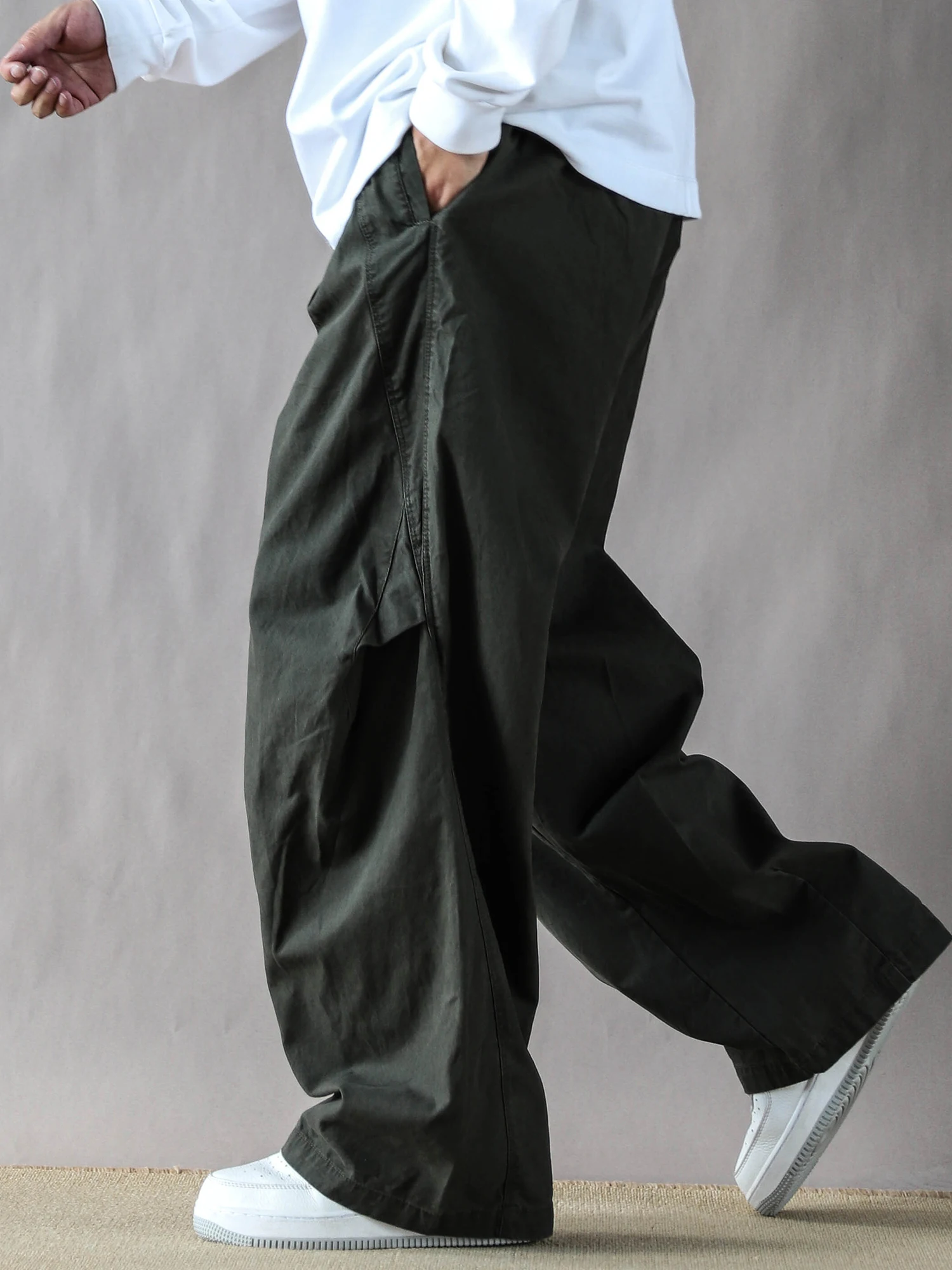 

Мужские повседневные брюки American Sle Workwear свободного кроя, прямые, широкие штанины, весна-осень, новинка, длинные брюки