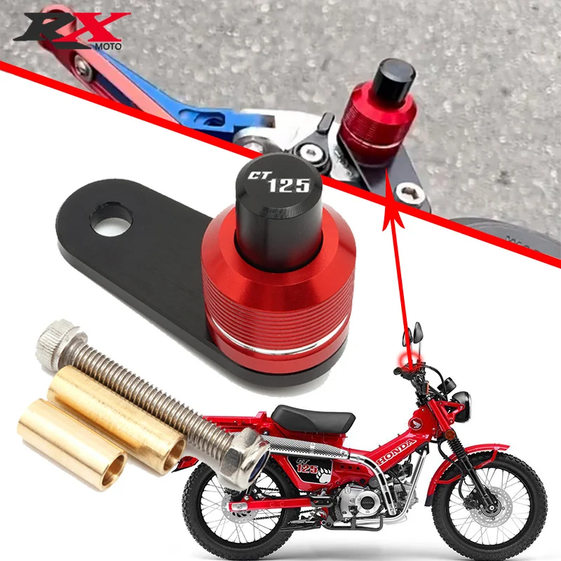 

Brake Lever Parking Switch Semi-automatic Slope Lock Button Motorcycle Accessories For HONDA CT125 CT 125 Hunter Cub 2020-2022