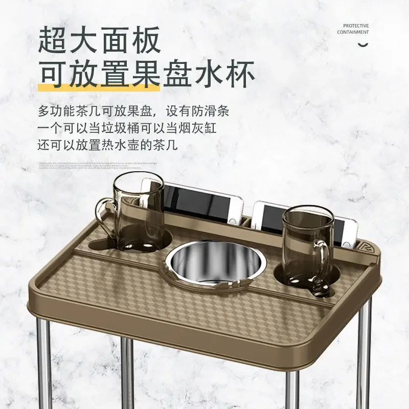 Mahjong machine high-end coffee table chess and card room tea rack mahjong table corner next to the small coffee table water