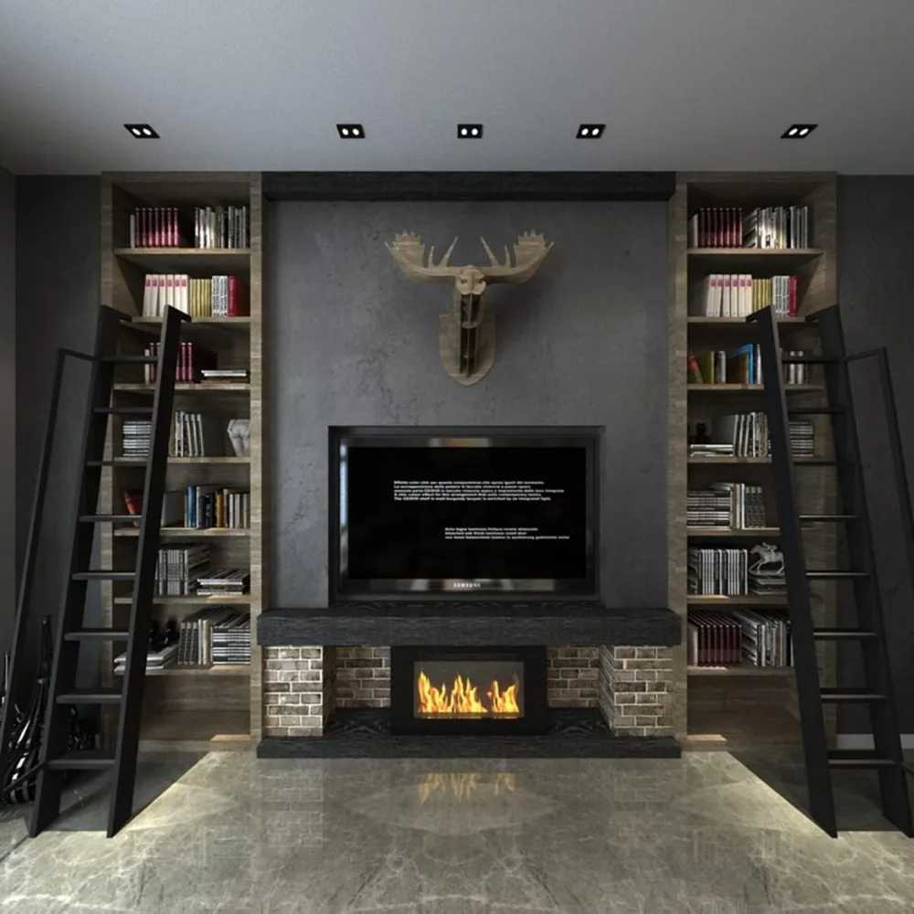 ورق جدران قابل للتقشير واللصق من الخرسانة باللون الرمادي الداكن المقاوم للماء من الفينيل غير اللامع لأسطح الخرسانة الرمادية والأسود