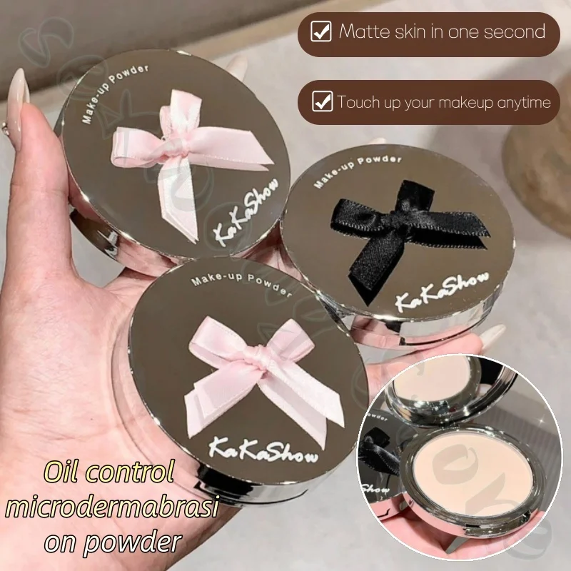 kakashow soft mist skin-friendly powder powder oil control microdermabrasion concealer waterproof and not easy to stick powder
