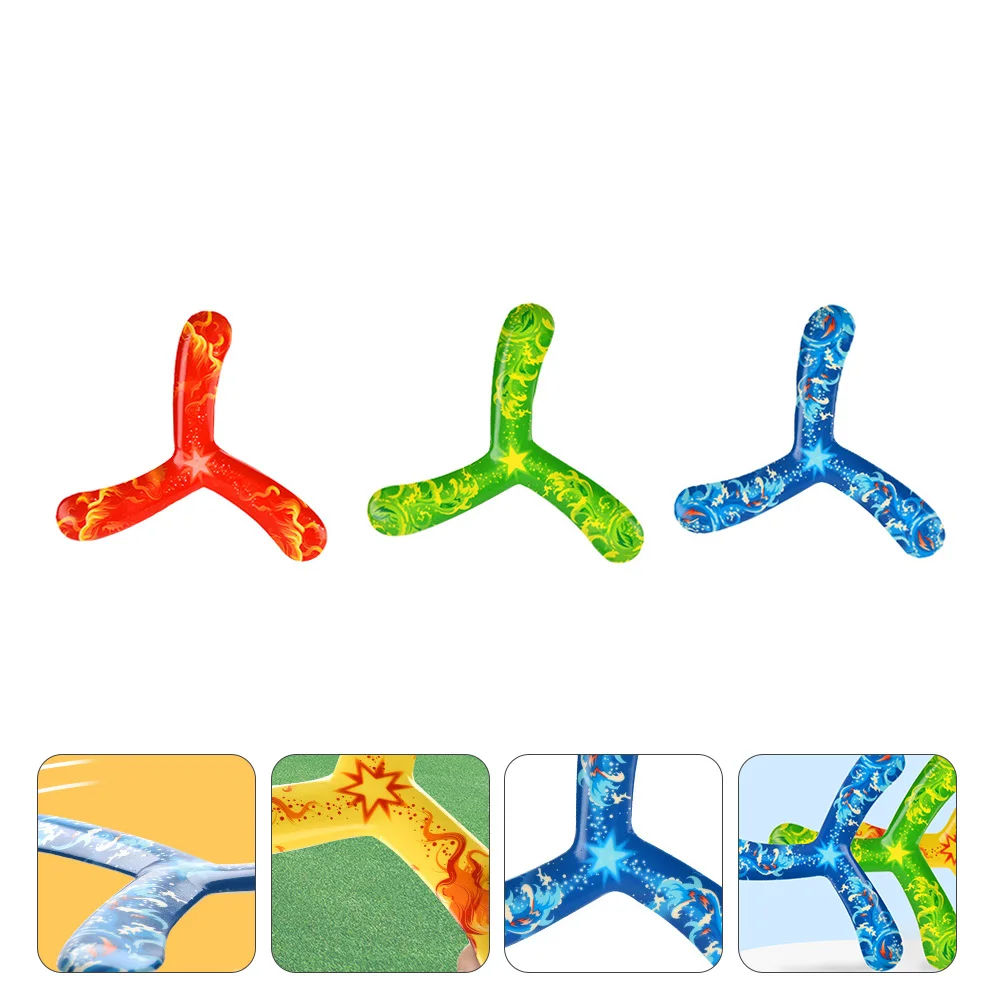 

3 Pcs Toy Leaves Plaything Flying Interesting Outdoor Leisure Cast Kids Playset