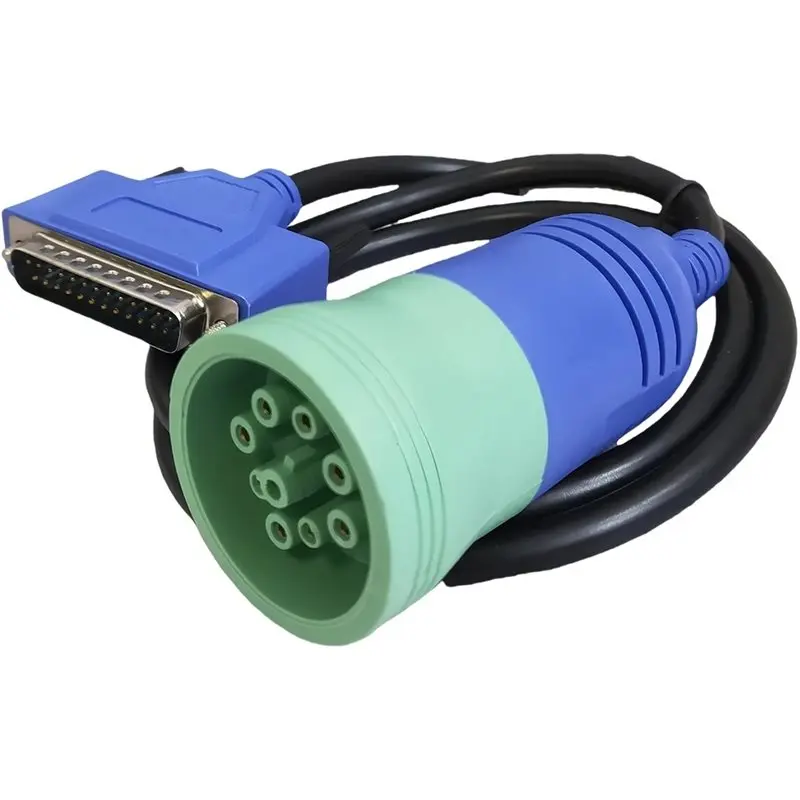 SQPP-USB CABLE 9 Pin+ OBD Cable For CNH DPA5 Electronic Service Tools Agricultural Diagnostic Scanner Equipment