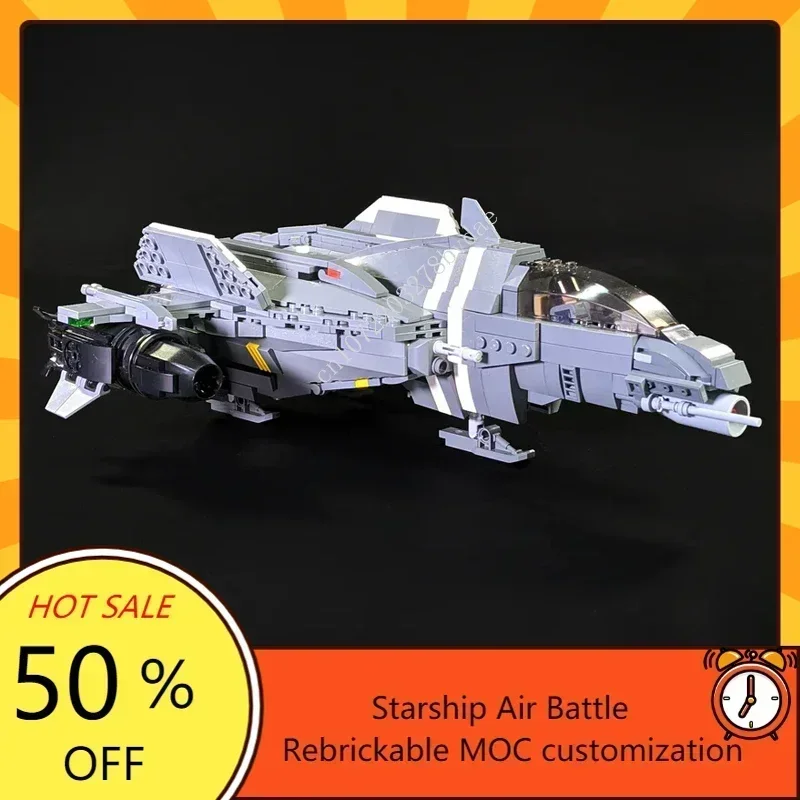 977PCS MOC Space Battle Serie YSS-1000 Anti-Schip Ruimtevliegtuig Sabel Model Custom Puzzel Technologie Montage Speelgoed Geschenken