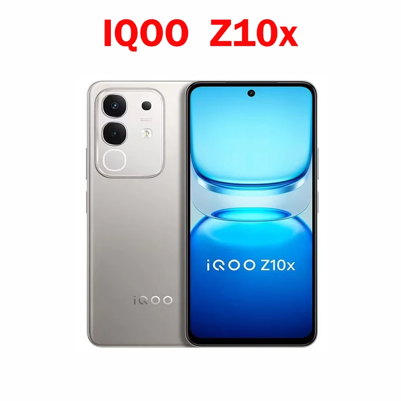 IQOO Z10x 5G هاتف محمول 6.72 بوصة LCD MTK Dimensity7300 50MP كاميرا أندرويد 15 6500Mah 44W شاحن فلاش