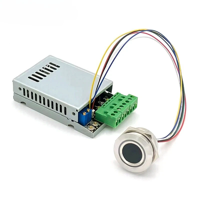 

K220+R503 DC10-24V Two Relay Output With Administrator/User Fingerprint Access Control Board 0.5s-60s-Normally Open Relay