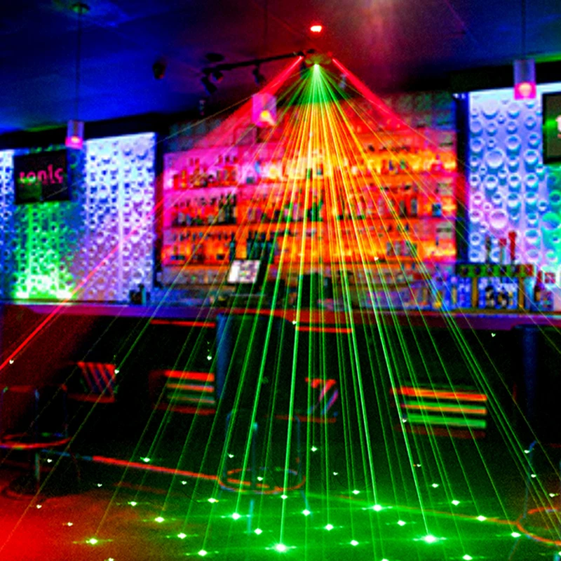 Fast Shipping Disco Laser Lights 30W Remote Control DMX KTV Karaoke Dance Moving Head Dj Lights for Indoor Bedroom Holiday Dance