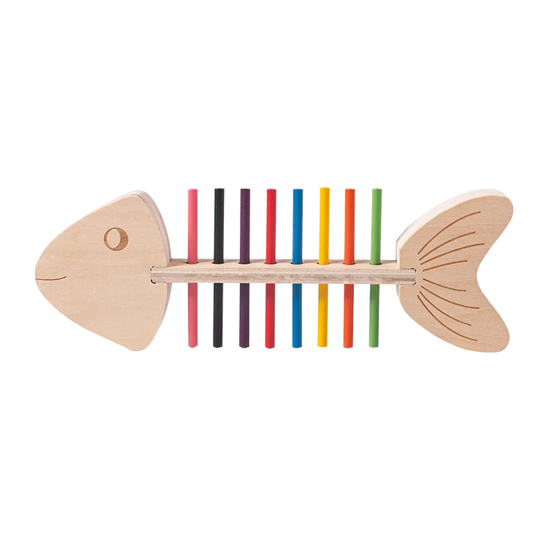Varas de madeira ação espinha de peixe cor com brinquedo de mesa brinquedos pai-filho interativo varas de ensino de matemática