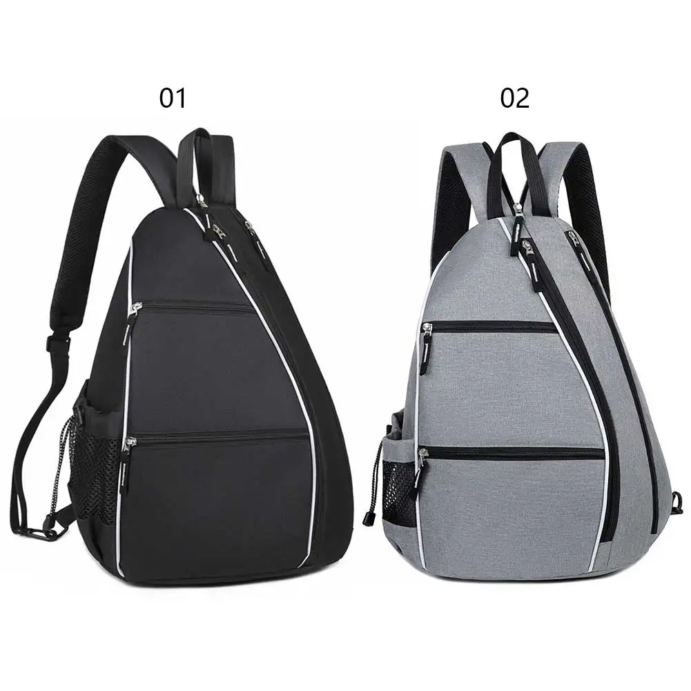 حقيبة Pickleball Racketball Sling Bag حقيبة ظهر Pickleball قابلة للتعديل متعددة الجيوب حقيبة ظهر Pickleball Paddle حقيبة رياضية خارجية