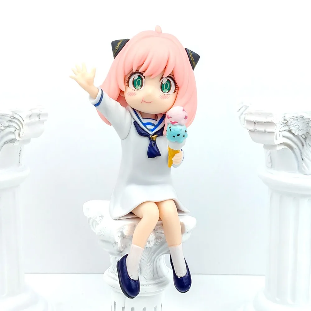 13CM Spy Family Cute Creative Anime Doll Model Anime Peripheral Model Cute Desktop Ornaments Holiday Gifts Statue Collection