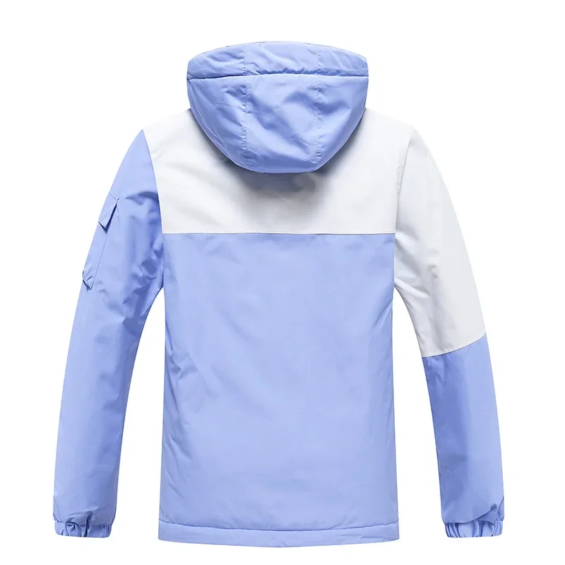 Ropa de esquí de invierno para mujer, conjunto de esquí Cálido impermeable a prueba de viento, chaqueta de esquí de nieve, deportes al aire libre,