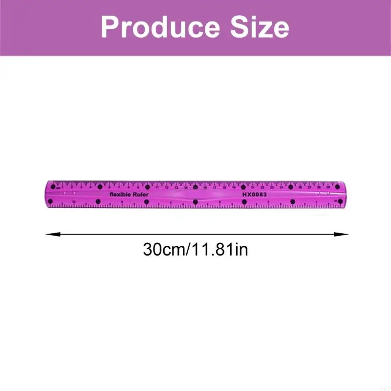 30cm souverain droit Règle plitable soft souver