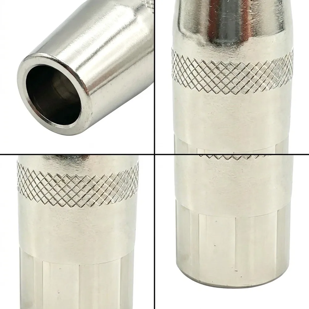 Nickel Plated For MIG Welding for torch Nozzle 350A High Purity Copper Anti-Spatter Gas Nozzle for 3/8 1/2 5/8 Inner Diameter