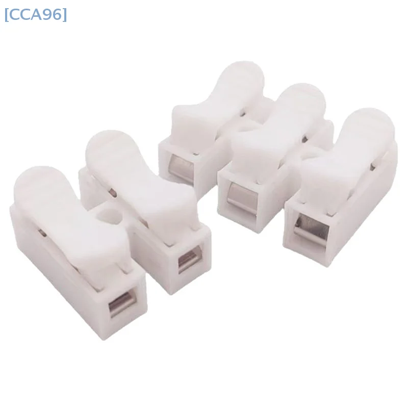 20Pcs No Solding Quick 1P 2P 3P Cable Wire Connector No Screw Terminal Block Spring Clamp