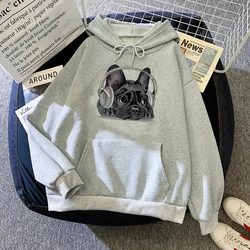 French Bulldog hoodies women streetwear anime funny pulls clothes female anime tracksuit