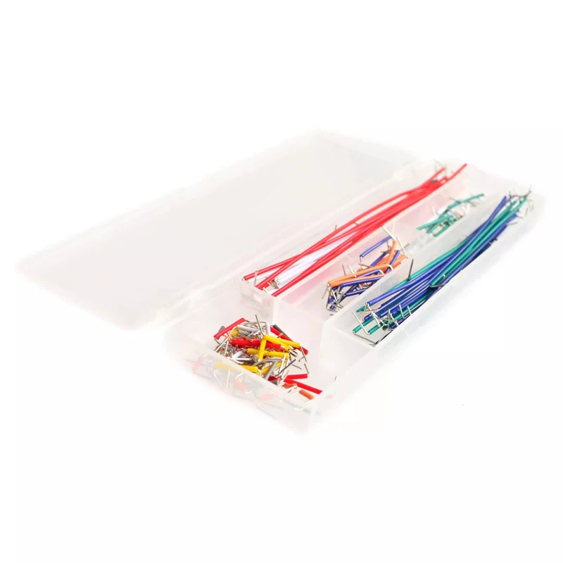 1~50Pcs Box with 140 Bread Board Wires Bread Board Dedicated Wires Jumper Connecting Wires