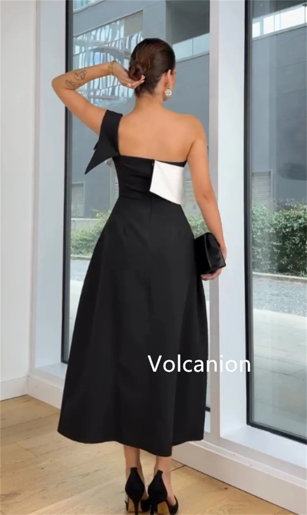 Jersey personalizado linha a vestidos midi de um ombro sob medida ocasião festa noite clássico tamanhos simples disponíveis