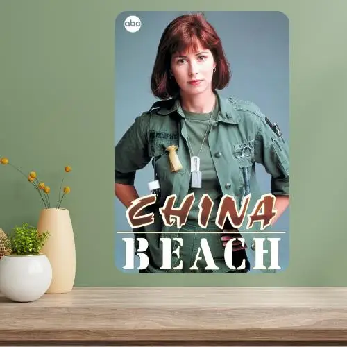 Affiche métallique de la série télévisée classique China Beach