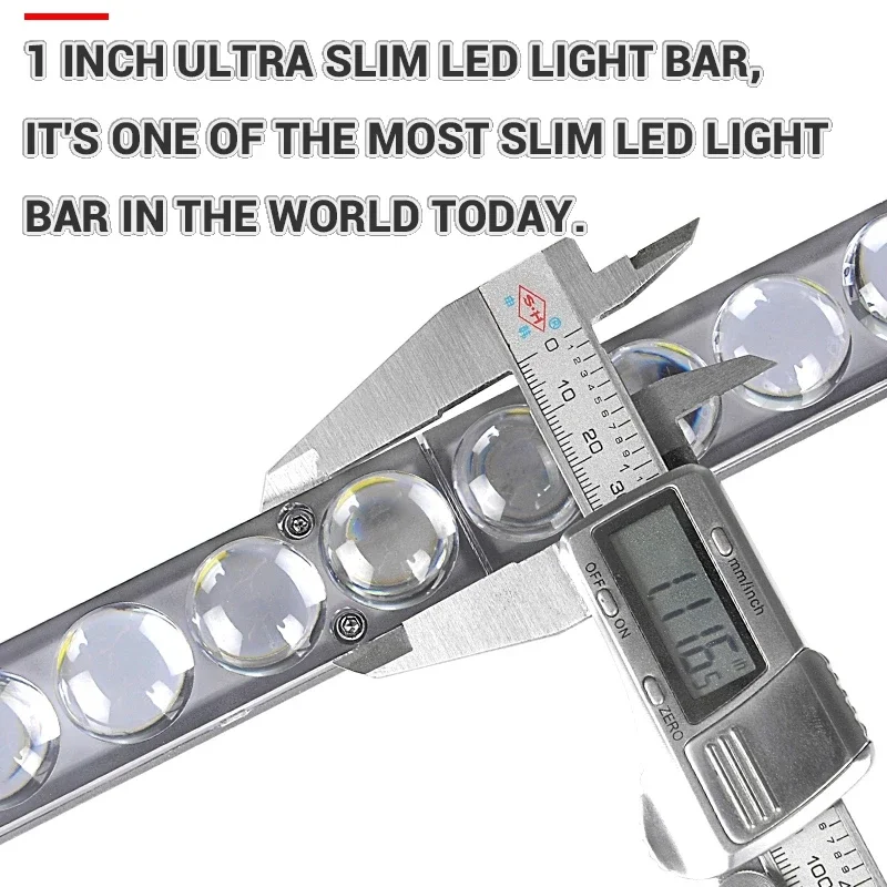 Slim 4D Lens LED Light Bar 7\