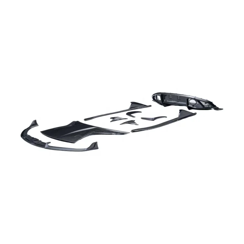 Body Kit PK Style Dry Carbon Fiber Front Lip Hood Side Skirts Rear Diffuser Rear Spoiler for Lotus Emira！