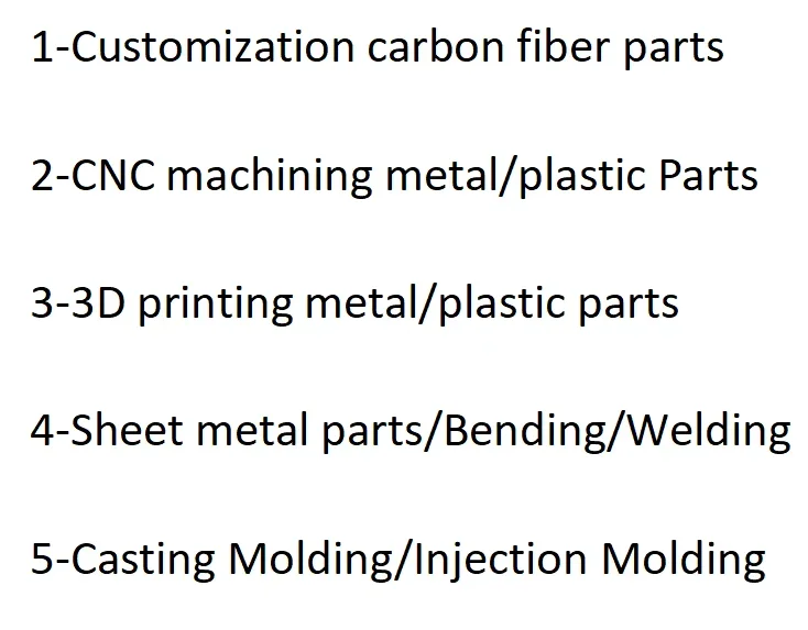 Factory manufactures custom carbon fiber parts, based on 3D drawing files
