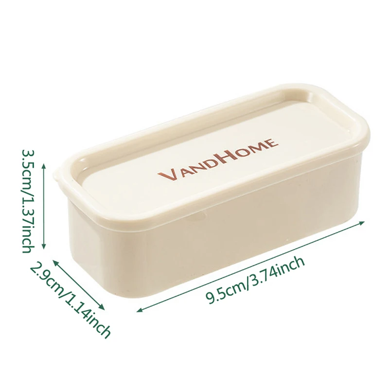 New Portable Cotton Swab Box Travel Dental Floss Holder Box Dust-proof Wire Earphone Cable Storage Box Case Sundries Organizer