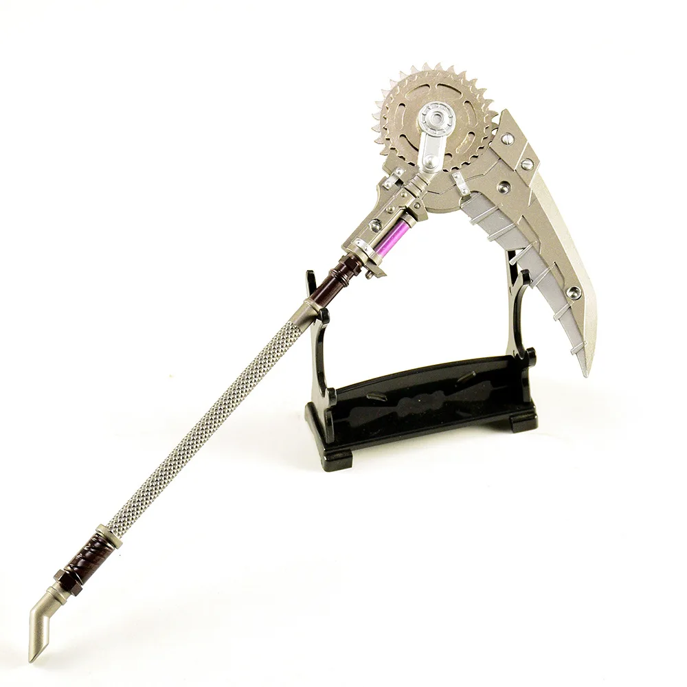 โมเดลอาวุธ Shattered Blade ของ Zhan Kama จากเกม Game for Peace ขนาด 22 ซม./8.66 นิ้ว ทำจากโลหะทั้งชิ้น งานฝีมือ ของตกแต่ง ของขวัญสำหรับเด็กผู้ชาย