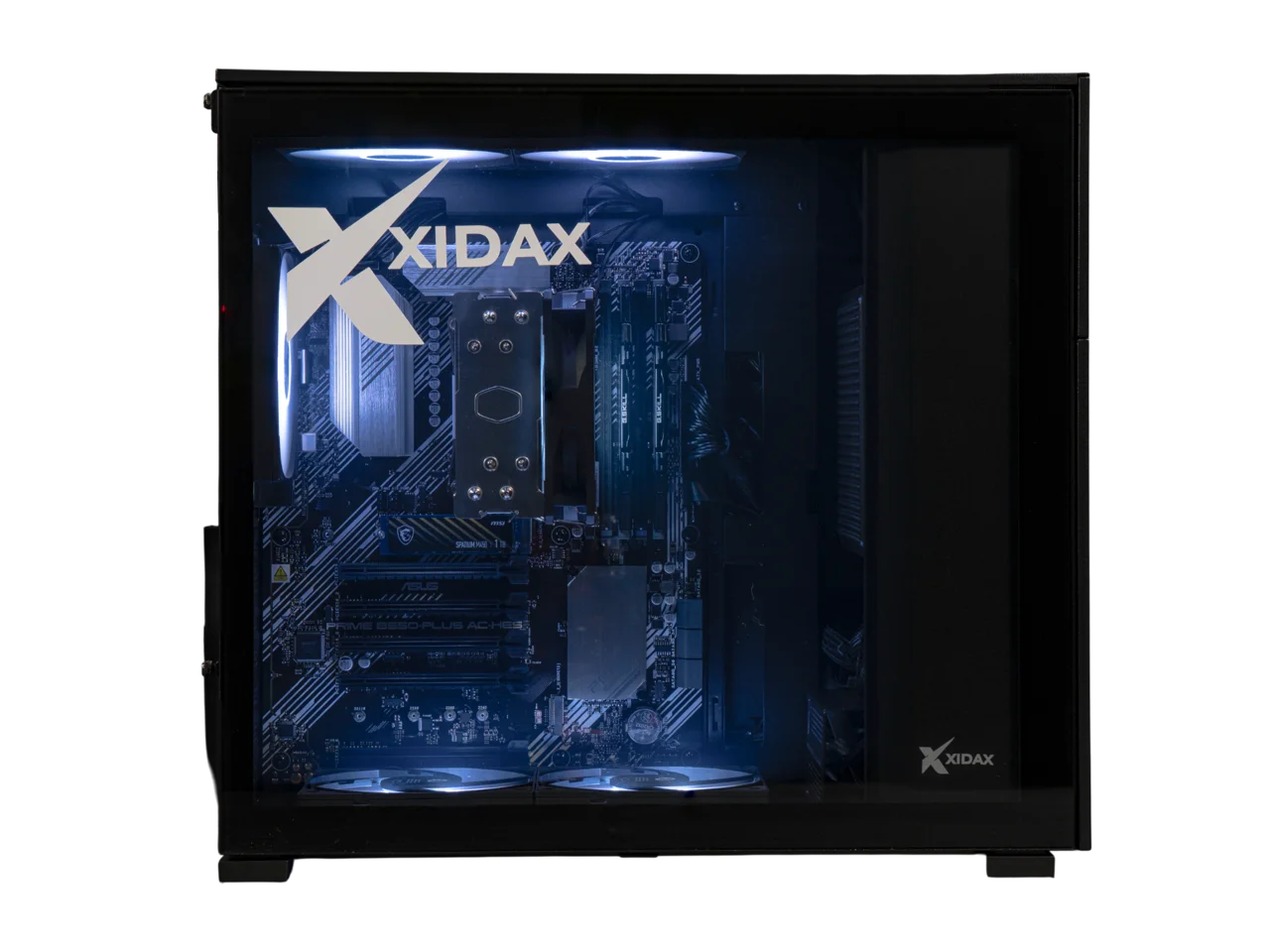 Xidax X-2 Gaming PC - AMD Ryzen 5 5600GT w/ Radeon Vega 7 Graphics | 16GB 3600Mhz DDR4 | 1TB M.2 NVMe SSD | Window 11 Home Xen Black - Assembled & Tested in Utah
