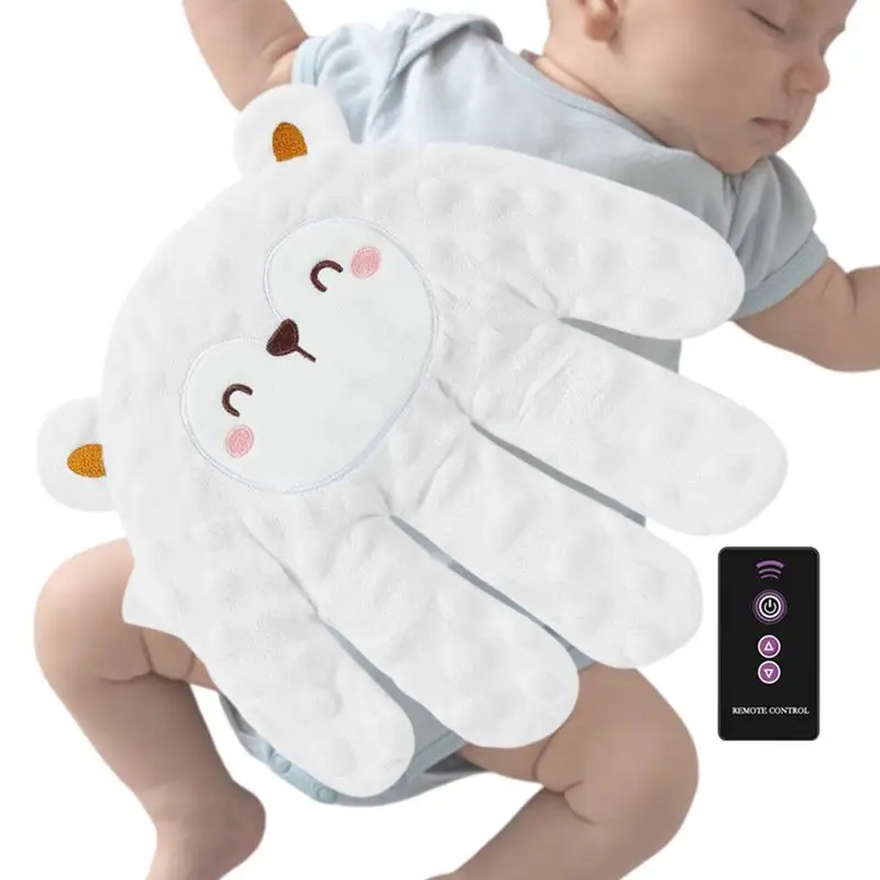 Baby Patter For Sleep Remote Control Baby Sleeping Palm Baby Soothing Palm Soft Electric Baby Hand Pillow Baby Sleep Soother For