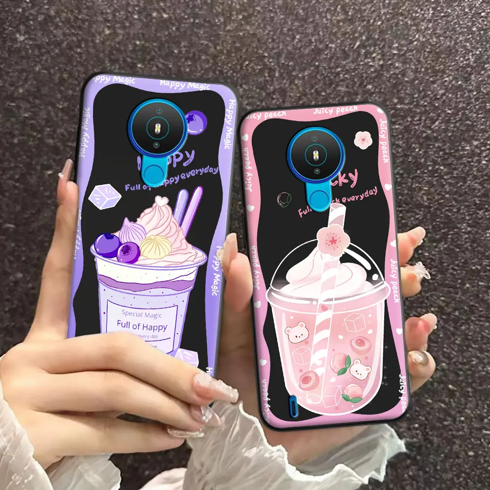 For Nokia 1.4 2.4 3.4 5.4 Case Cartoon Soft Silicone TPU Astronaut Pattern Phone Case For Nokia 1.4 Fashion Back Cover Fundas