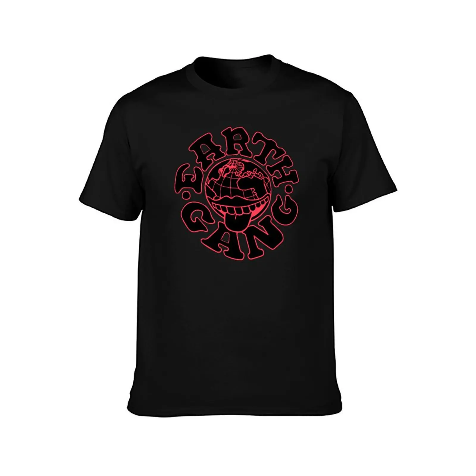 EARTHGANG RED T-Shirt Work Casual Loose Fit T-Shirt