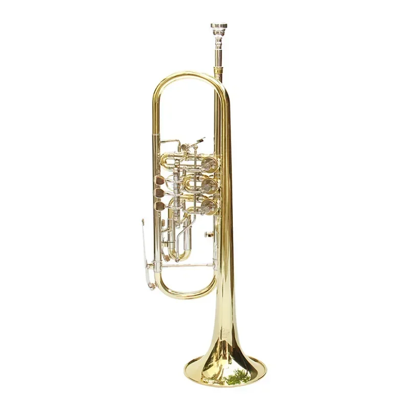 

Trumpet musical instrument TR-440 flat key trumpet three flat key B flat trumpet three sound sign three turn