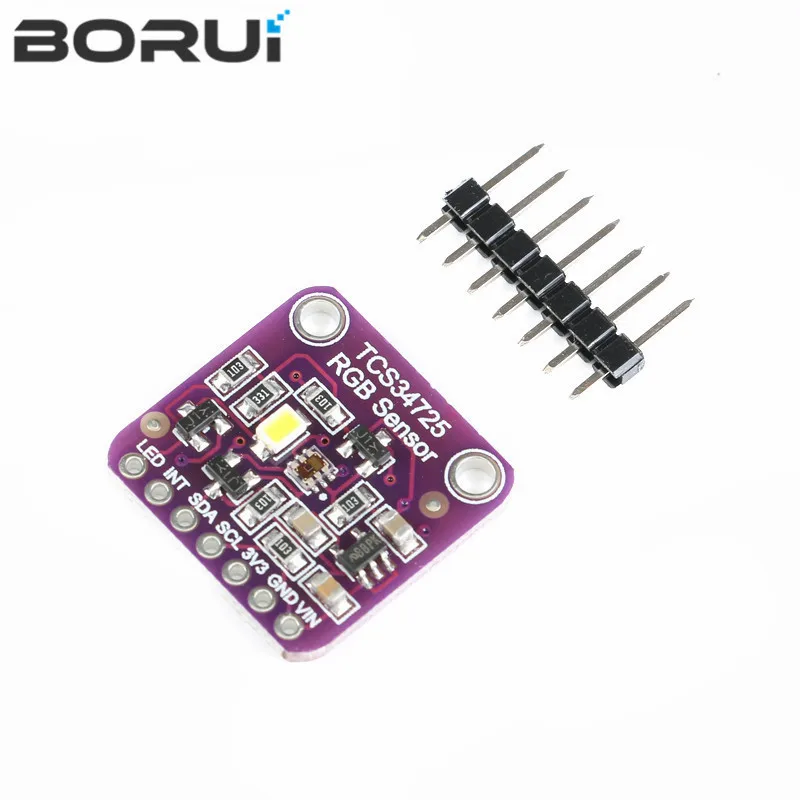 Датчик цвета RGB TCS34725 с ИК-фильтром и белым светодиодом для Arduino UNO R3