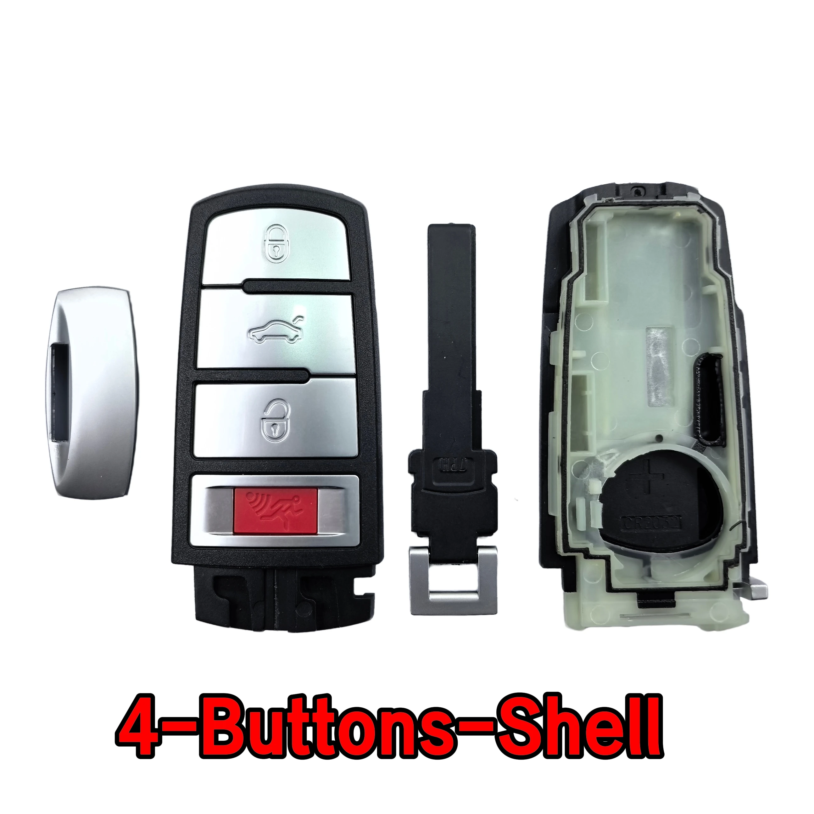 Jingxin FCCID: NBG009066T ID48 Chip 315MHz 4BT Halb-Smart-Auto-Fernbedienungsschlüssel/PCB/Gehäuse für Volkswagen Passat 2006-2013 CC 2009-2015 – Detail 5