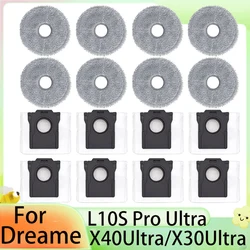 Worki do Dreame X40 Ultra X30 Ultra L40 Ultra Akcesoria Dreame L10s Pro Ultra Heat Parts Mop Cloths Rag Mop Pads Worki na kurz