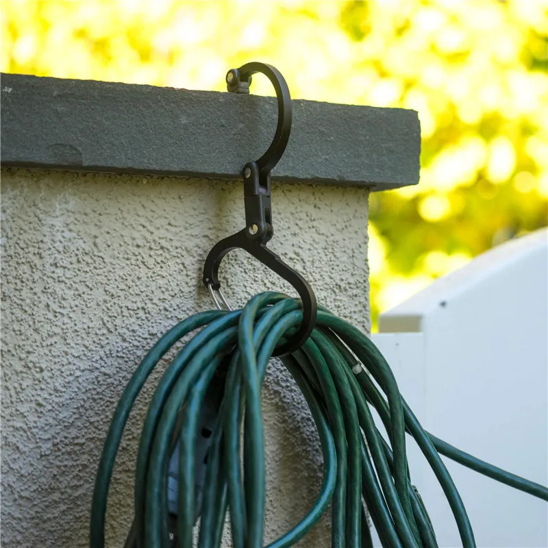 جديد 1/2 قطعة سبائك الألومنيوم متعددة الوظائف D-نوع فائدة السنانير للتدوير سريعة معلقة حلقة تسلق كليب للتخييم #5