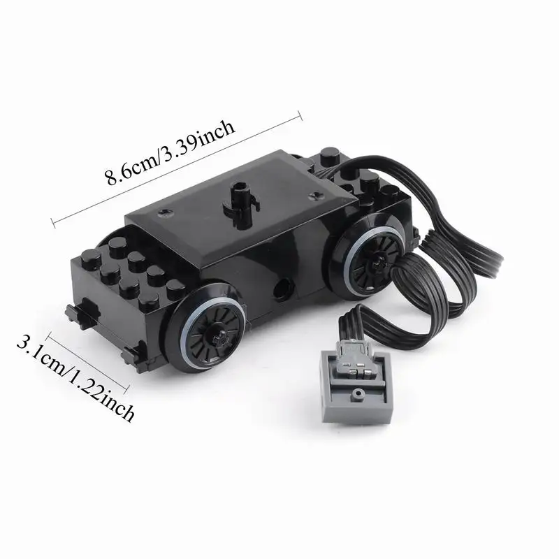 Pièces de Train technique MOC, moteur de piste Servo, boîte de batterie PF IR, récepteur de télécommande de vitesse, blocs de construction, jouet pour Legoeds