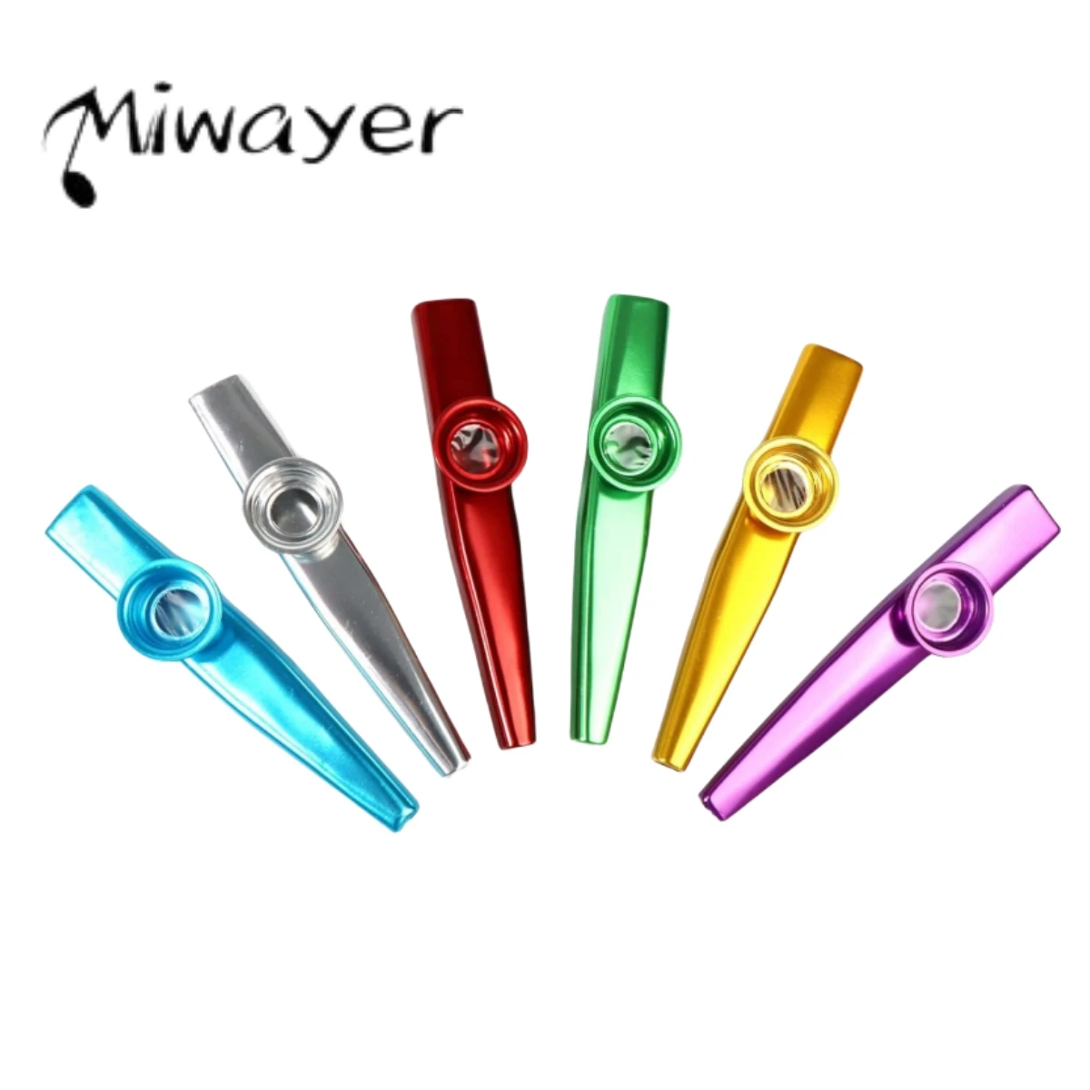 Miwayer Metal Kazoo Perfect Party & Gift Acompañamiento de instrumentos, un buen compañero para guitarra, teclado de piano, ukelele, violín.