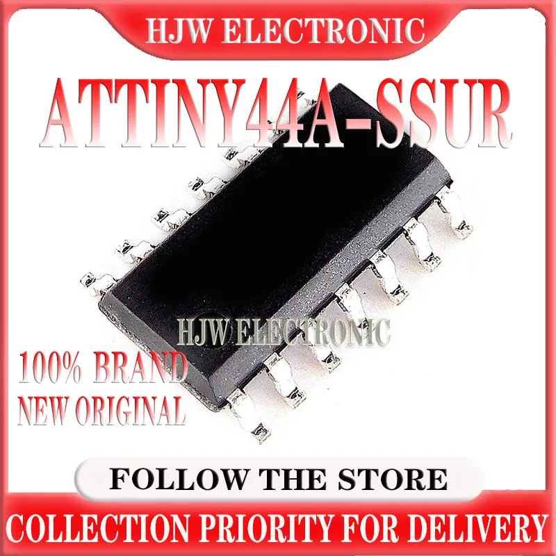 

10-100Pcs/Lot ATTINY44A-SSUR ATTINY44A-SSU ATTINY44A IC MCU 8BIT 4KB FLASH 14SOIC Chip