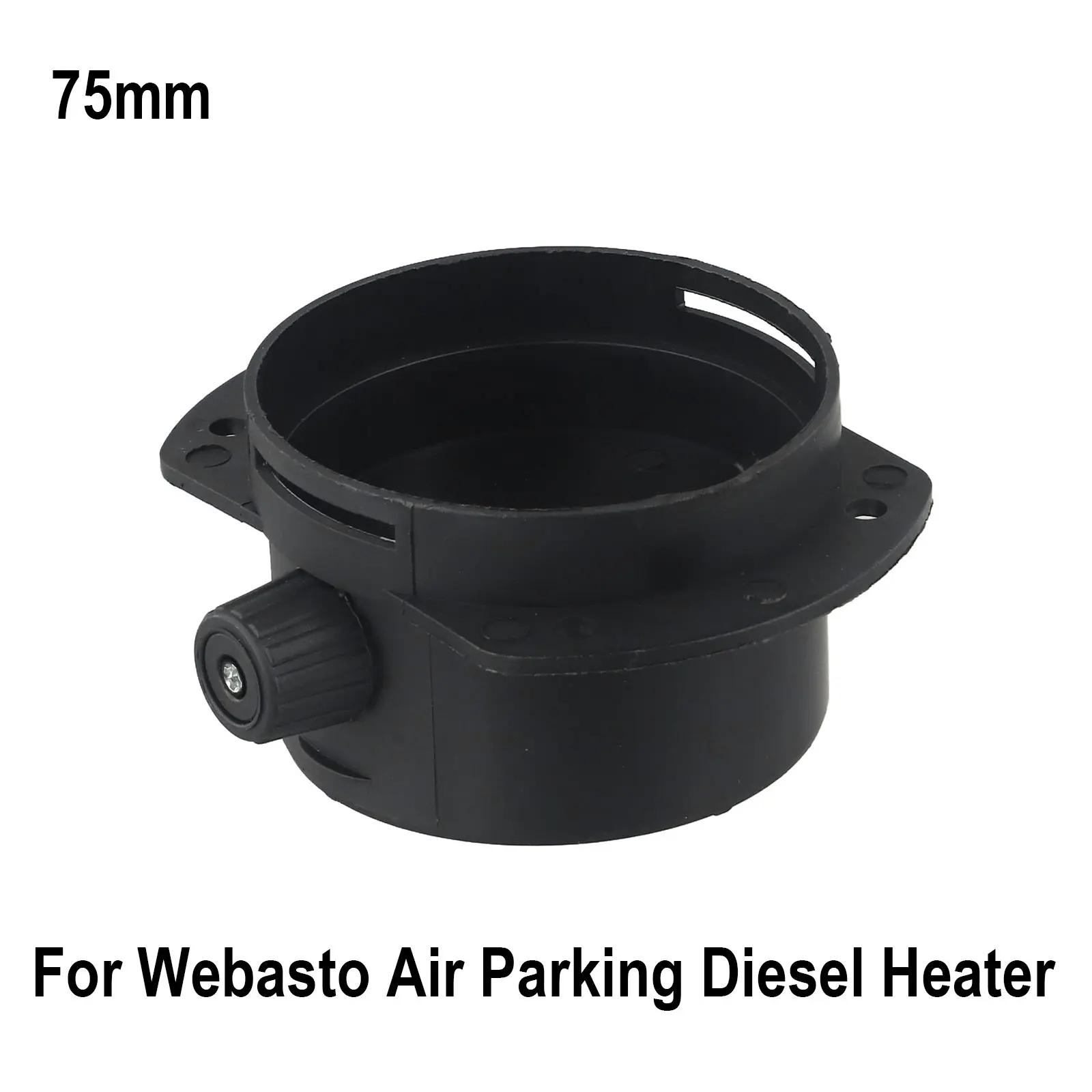 Brand New High Quality Useful Regulating Valve Air Outlet Vent Y/T Branch Plastic 1pcs 4.13x2inch Air Duct Black Connector