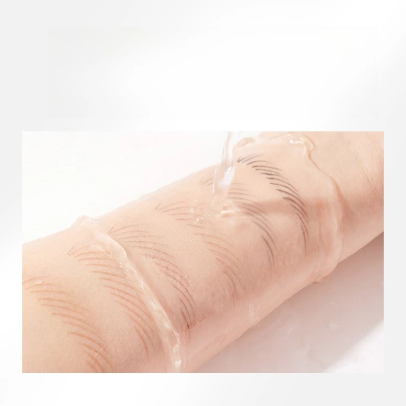 Matita per sopracciglia con linea a strappo, non affila bisogno di matita per sopracciglia, resa cromatica naturale, resistente al sudore e ai sbavature