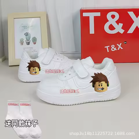 ROBLOX new sports shoes for boys and girls, white shoes for casual wear