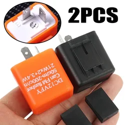 Motorcycle Flasher Motorcycle LED Adjustable Turn Signal Flasher DC12VFY Turn Signal Control Relay Lamp Controller Regulator