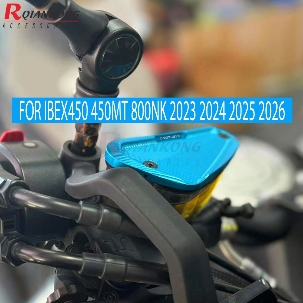 

For CFMOTO CF 450 MT Ibex450 450MT 2024 2025 2026 Motorcycle Front Brake Fluid Reservoir Cover Cap 800NK 2023-2024-2025-2026