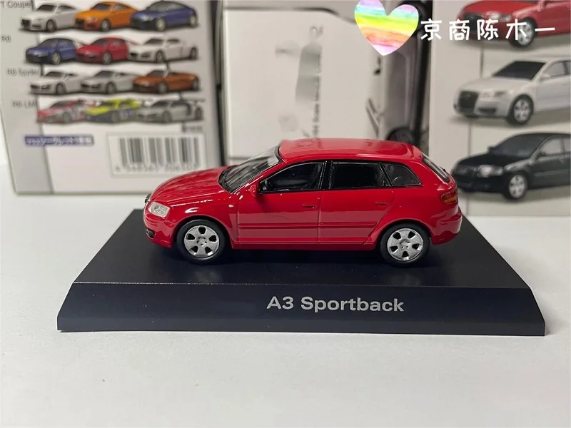 1/64 KYOSHO forAudi  A3 Sportback Collection of die-cast alloy car decoration model toys