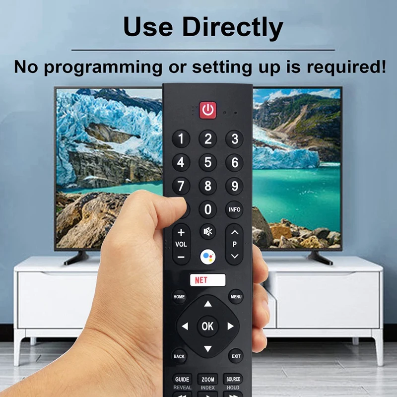 Replace Vioce Remote Control For Panasonic 4K HDR Android TV TX-43GXR600 TH-32GS550V TH-43GX650S TH-49GX650K TH-75GX650L