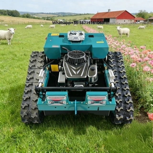 CE EPA Certified Industrial DIY Powered 4-Stroke 24V Remote Controlled Robotic Lawnmower Mowing Width