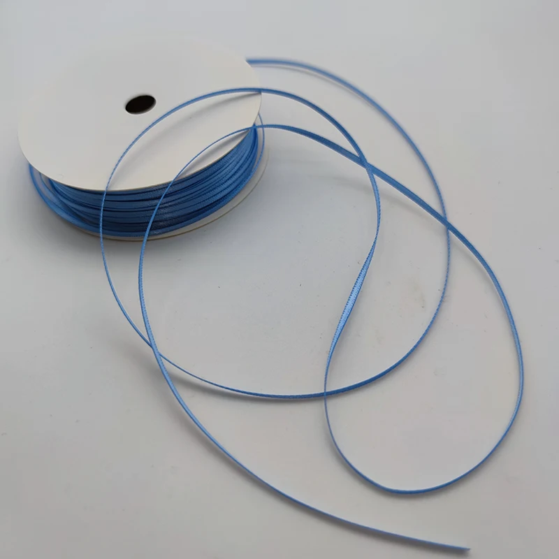 2mm fine ribbons Balloons Ribbons Ropes Ribbons Double-sided Ribbons Woven Ribbons DIY Packaging Hair Accessories Ribbons