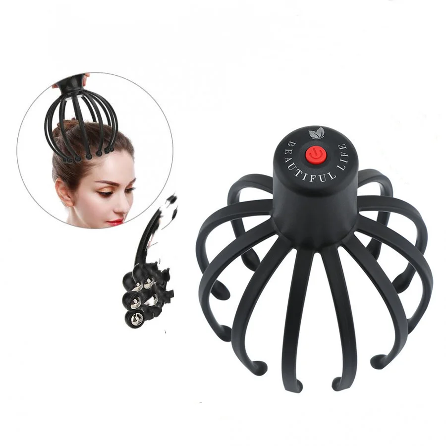 

Electric Octopus Head Massage Tool 12 Claw Scalp Massager Relieve Pressure Itch Massage Device For Head Relaxation for Men Women