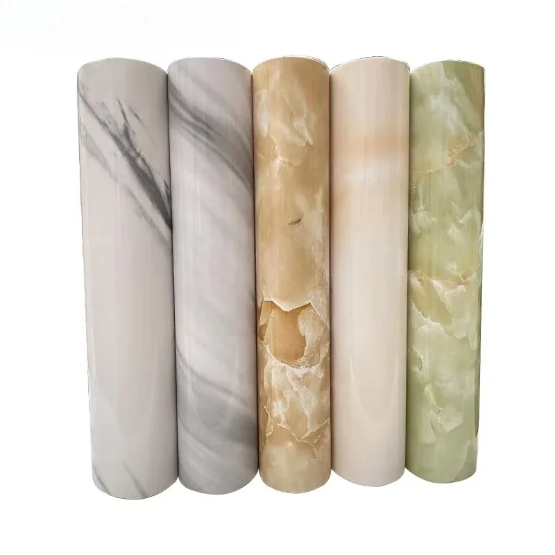 1.22X50m poster material material high quality marble home decoration sticker